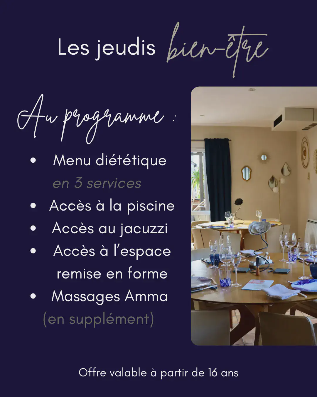 Bien être - Programme