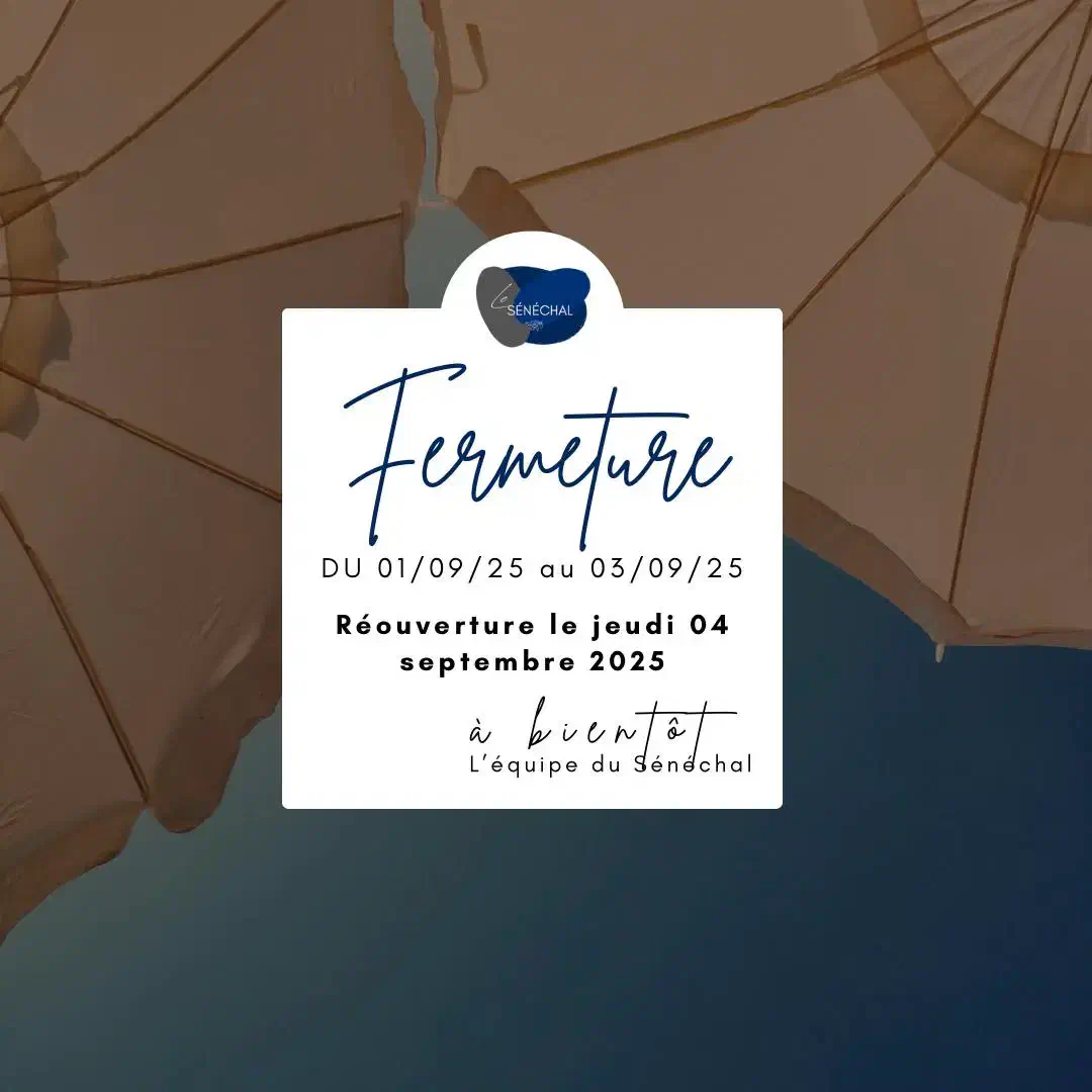 Fermeture Août 2025