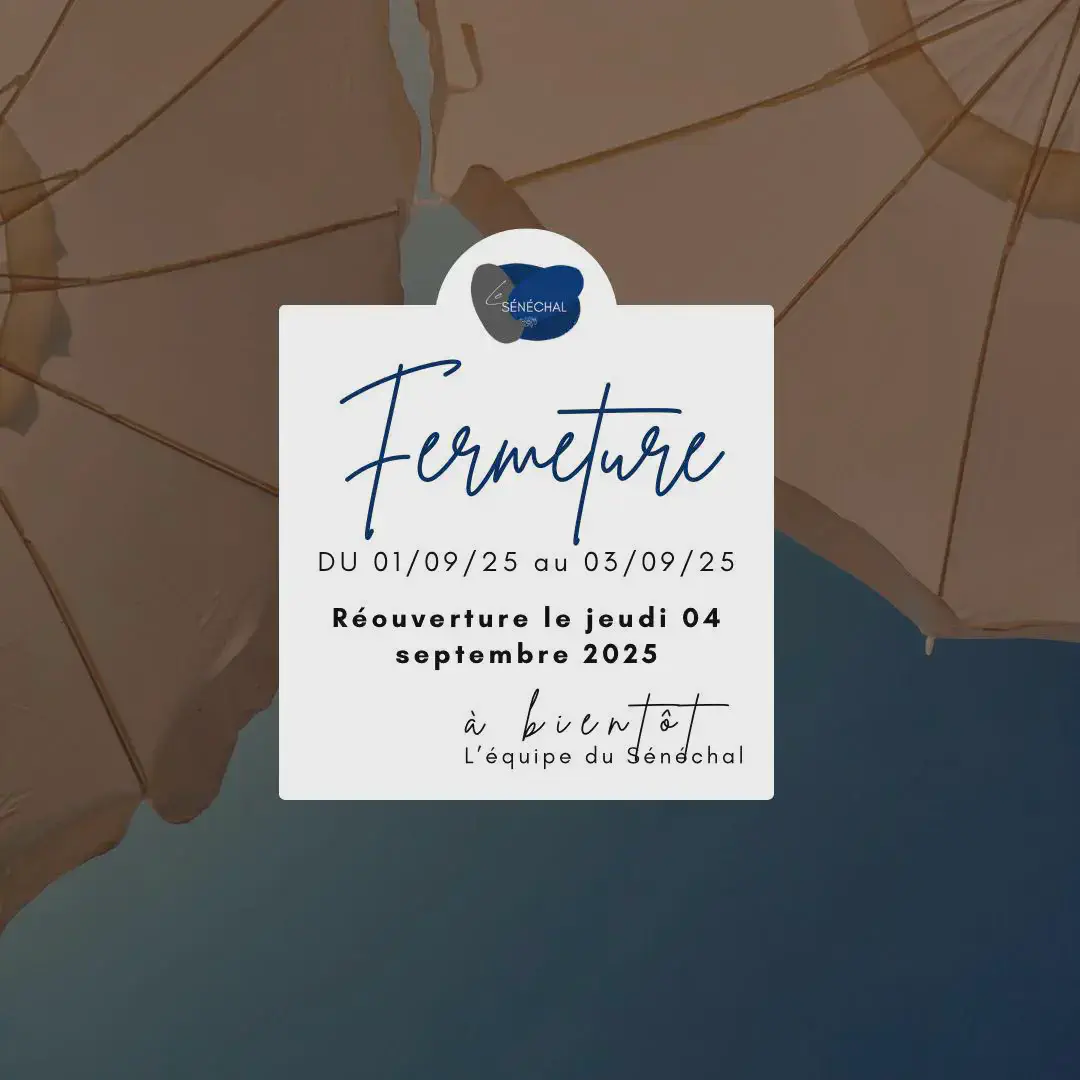Fermeture Août 2025