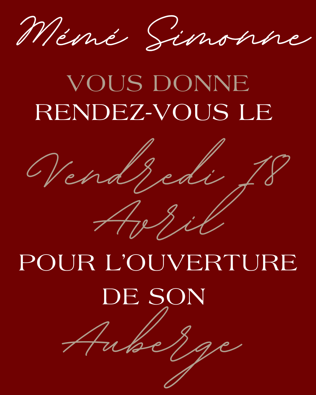 image from Grande ouverture de l’Auberge by Le Sénéchal !
