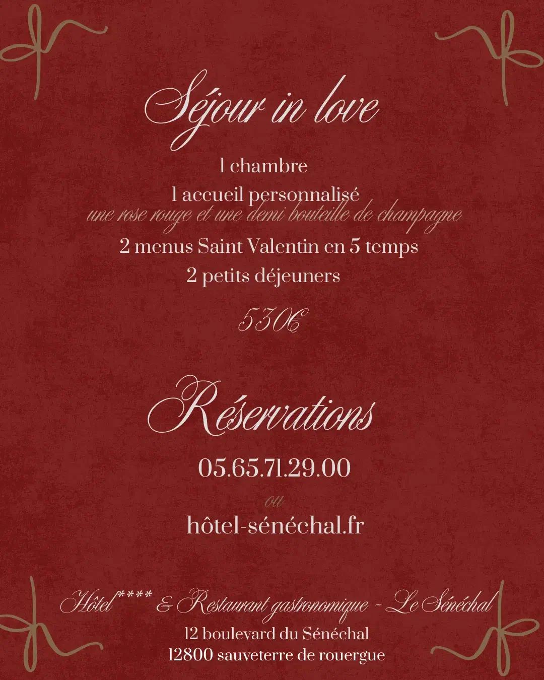 Offre Saint-Valentin
