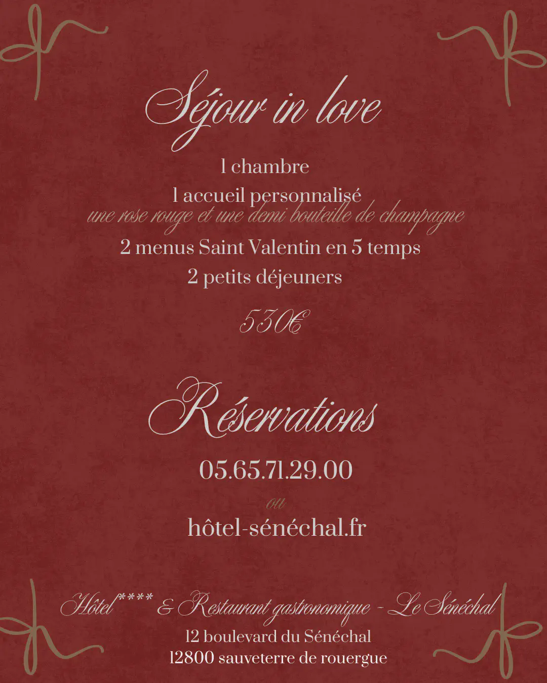 Offre Saint-Valentin
