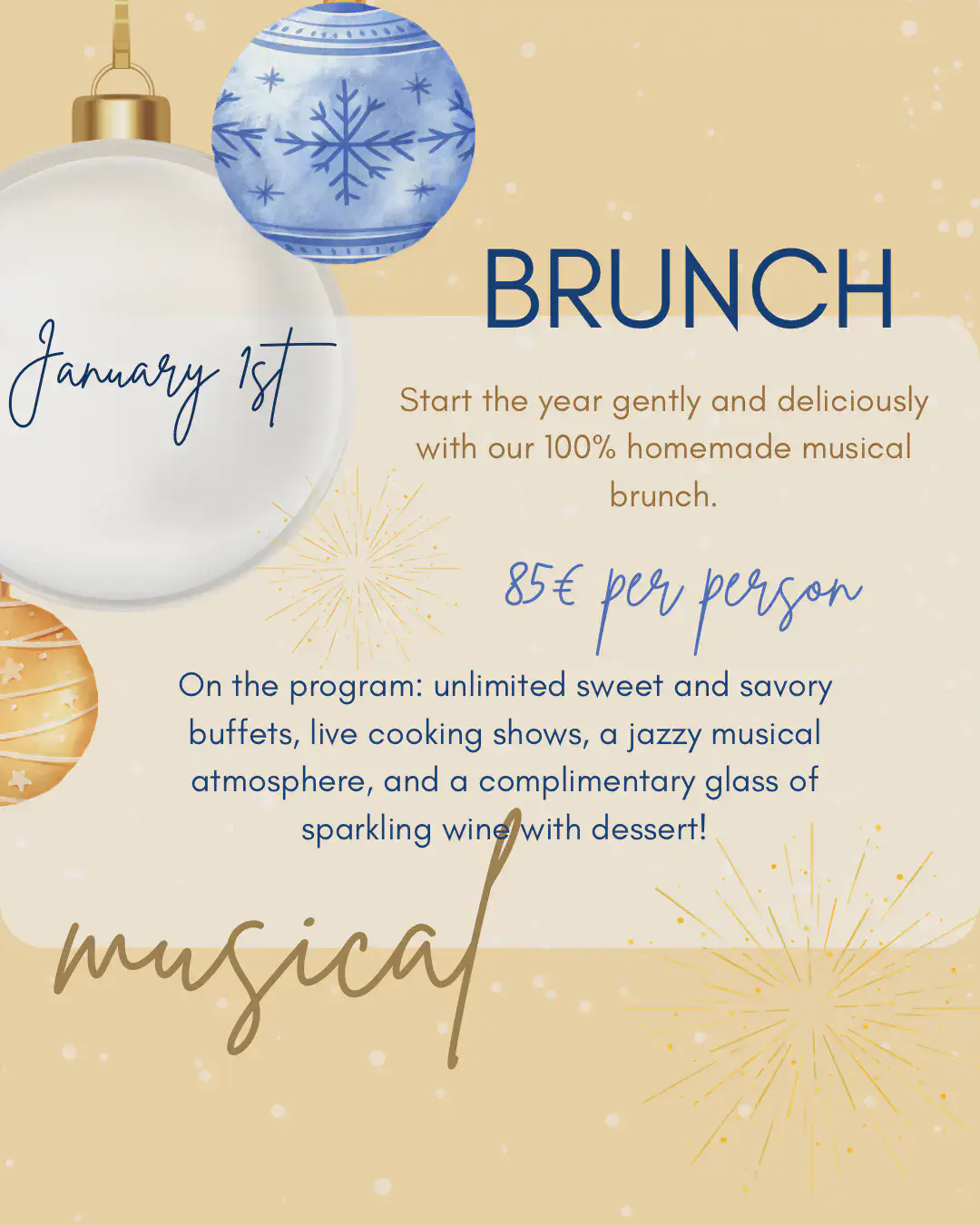 Menu 31 décembre 2025