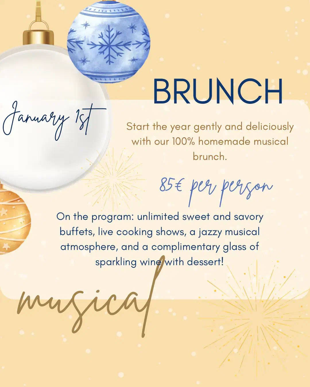 Menu 31 décembre 2025